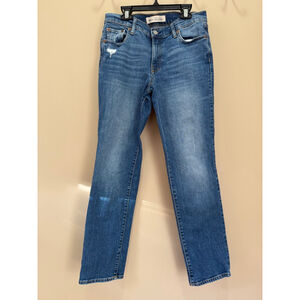 Women's Gap Blue Real Time Straight Jeans Size 4 Short